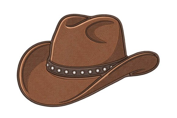 Cowboy Hat Embroidery Design