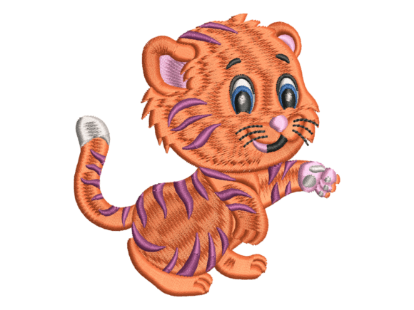 Cute Baby Tiger Embroidery Review