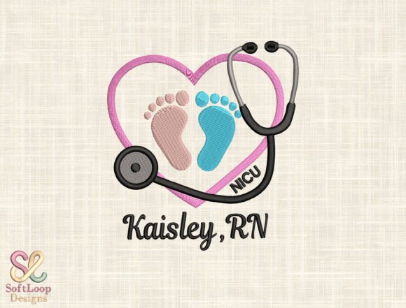Personalized Healthcare Embroidery File
