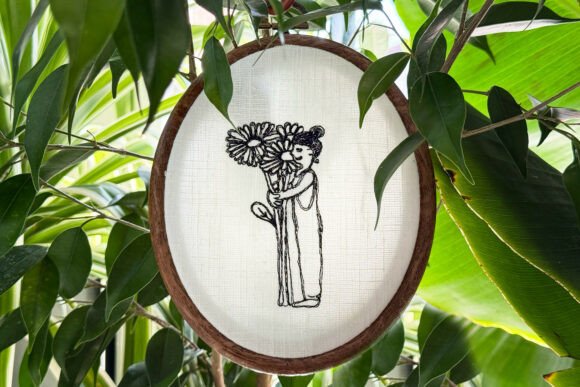 Plant Lover Machine Embroidery Design