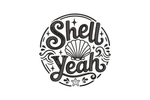 Shell Yeah Embroidery