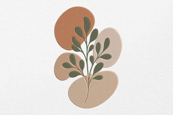 Wildflowers Minimalist Embroidery Design